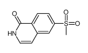 6-methylsulfonyl-2H-isoquinolin-1-one结构式