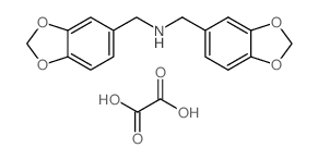 Bis-benzo[1,3]dioxol-5-ylmethyl-amine oxalate Structure