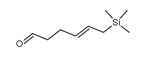 (E)-6-(trimethylsilyl)hex-4-enal Structure
