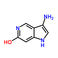 3-Amino-6-hydroxy-5-azaindole结构式