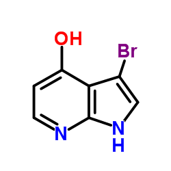 3-BroMo-4-hydroxy-7-azaindole structure