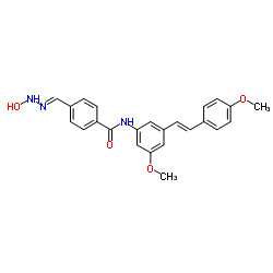 Benzamide,4-[(hydroxyamino)iminomethyl]-N-[3-methoxy-5-[(1E)-2-(4-methoxyphenyl)ethenyl]phenyl]-图片