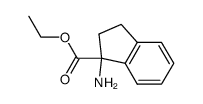 1H-Indene-1-carboxylicacid,1-amino-2,3-dihydro-,ethylester(9CI) structure