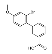 2-Bromo-4-methoxybiphenyl-3-carboxylic acid Structure