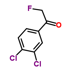 1-(3,4-Dichlorophenyl)-2-fluoroethanone结构式