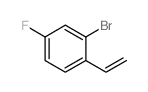 2-Bromo-4-fluoro-1-vinylbenzene Structure