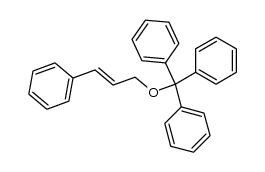 trans-cinnamyl trityl ether结构式