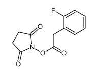 (2,5-dioxopyrrolidin-1-yl) 2-(2-fluorophenyl)acetate结构式