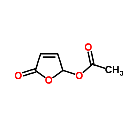 5-(Acetyloxy)-2(5H)-furanone结构式