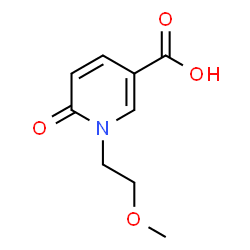 1-(2-methoxyethyl)-6-oxo-1,6-dihydropyridine-3-carboxylic acid structure