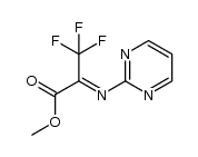 methyl 2-[(pyrimidin-2-yl)imino]-3,3,3-trifluoropropanoate Structure