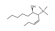 (5R,6R,Z)-5-(trimethylsilyl)undec-3-en-6-ol结构式