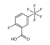 2-Fluoro-5-(pentafluorothio)benzoic acid结构式