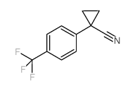 1-(4-(Trifluoromethyl)phenyl)cyclopropanecarbonitrile structure