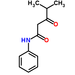 4-Methyl-3-oxo-N-phenylpentanamide structure