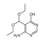 6-AMINO-5-(DIETHOXYMETHYL)PYRIMIDIN-4(3H)-ONE structure