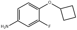 4-cyclobutoxy-3-fluoroaniline Structure