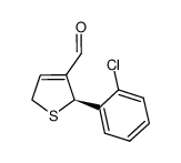 (S)-2-(2-chlorophenyl)-2,5-dihydrothiophene-3-carbaldehyde结构式
