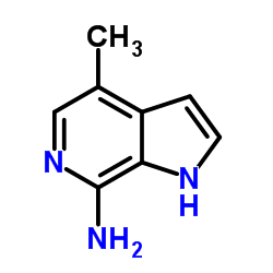 4-Methyl-1H-pyrrolo[2,3-c]pyridin-7-amine结构式