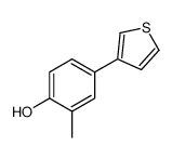 2-methyl-4-thiophen-3-ylphenol Structure