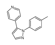 4-(1-P-TOLYL-1H-PYRAZOL-5-YL)PYRIDINE结构式