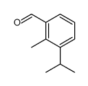 Benzaldehyde, 2-methyl-3-(1-methylethyl)- (9CI)结构式