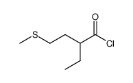 2-ethyl-4-(methylthio)butanoyl chloride结构式