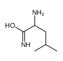 2-氨基-4-甲基戊酰胺结构式