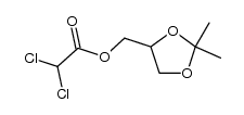 (2,2-dimethyl-1,3-dioxolan-4-yl)methyl 2,2-dichloroacetate结构式
