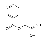 (1-amino-1-oxopropan-2-yl) pyridine-3-carboxylate Structure
