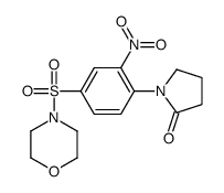 1-(4-morpholin-4-ylsulfonyl-2-nitrophenyl)pyrrolidin-2-one Structure