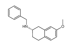 (2S)-N-benzyl-7-methoxy-1,2,3,4-tetrahydronaphthalen-2-amine Structure