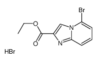 5-Bromo-imidazo[1,2-a]pyridine-2-carboxylic acid ethyl ester hydrobromide Structure