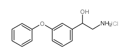 2-AMINO-1-(3-PHENOXYPHENYL)ETHANOL HYDROCHLORIDE Structure
