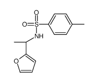 N-[(1S)-1-(furan-2-yl)ethyl]-4-methylbenzenesulfonamide结构式