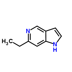 1H-Pyrrolo[3,2-c]pyridine, 6-ethyl-结构式