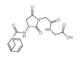 2-[[2-(2,5-dioxo-3-phenylmethoxycarbonylamino-pyrrolidin-1-yl)acetyl]amino]acetic acid picture