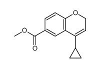 methyl 4-cyclopropyl-2H-chromene-6-carboxylate Structure