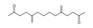 5,10-dimethylenetetradecane-2,13-dione结构式