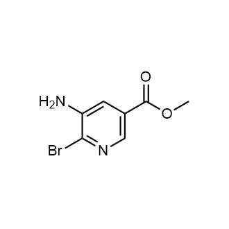 Methyl 5-amino-6-bromonicotinate Structure