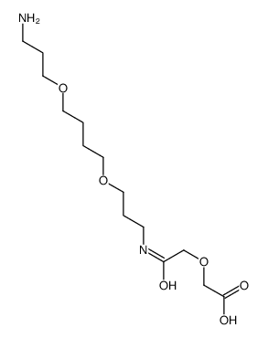 2-[2-[3-[4-(3-aminopropoxy)butoxy]propylamino]-2-oxoethoxy]acetic acid结构式