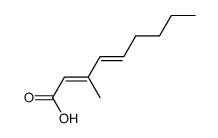 (2E,4E)-3-methylnona-2,4-dienoic acid Structure