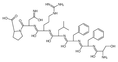 seryl-phenylalanyl-phenylalanyl-leucyl-arginyl-asparaginyl-proline structure