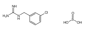 1-(3-chlorobenzyl)guanidine sulfite结构式