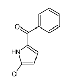 (5-chloro-1H-pyrrol-2-yl)(phenyl)methanone structure