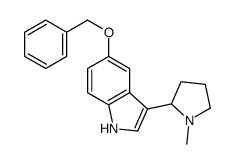 5-(Benzyloxy)-3-(1-methyl-2-pyrrolidinyl)-1H-indole结构式