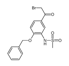 N-(2-(苄氧基)-5-(2-溴乙酰基)苯基)甲烷磺酰胺图片