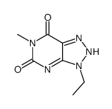 3-ethyl-6-methyl-2H-triazolo[4,5-d]pyrimidine-5,7-dione结构式