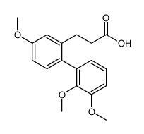 3-Phenylpropionic acid, 5-methoxy-2-[2,3-dimethoxyphenyl]- picture