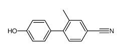 4'-hydroxy-2-methyl-1,1'-biphenyl-4-carbonitrile Structure